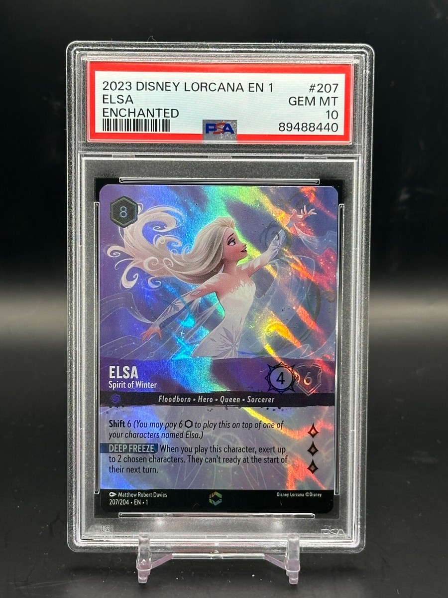 ロルカナ エルサ エンチャンテッド PSA10 Disney Lorcana エルサ
