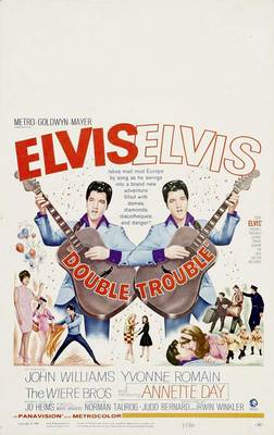 ELVIS PRESLEY DOUBLE TROUBLE RARE!!ポスター DOUBLE TROUBLE Movie