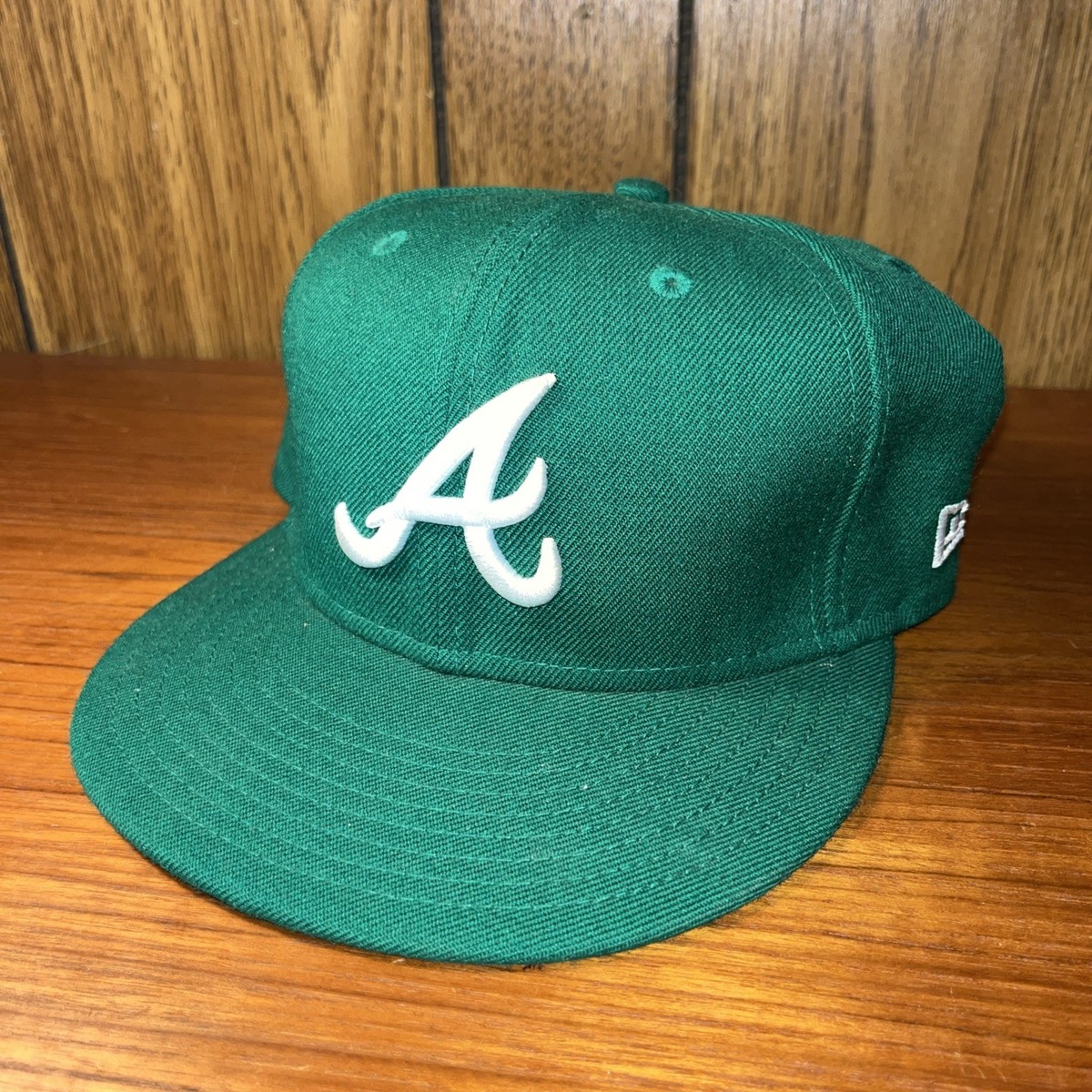 New Era 59Fifty Atlanta Braves Wool Baseball Cap Kelly Green