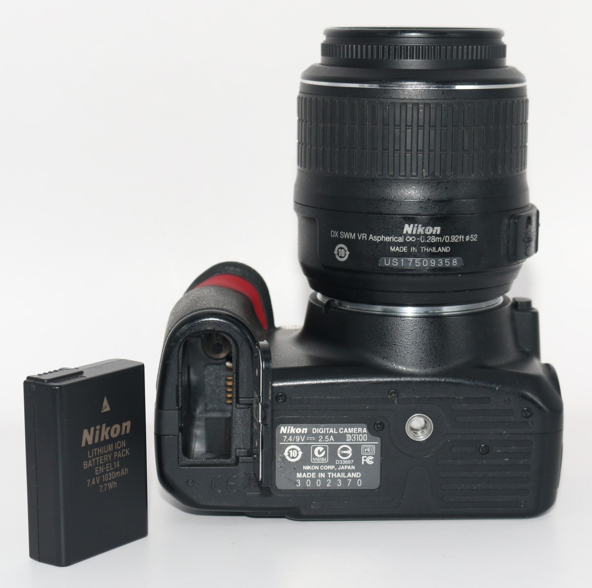 Nikon D3100 DSLR Camera Kit 18-55mm VR Lens – Low Shutter Count