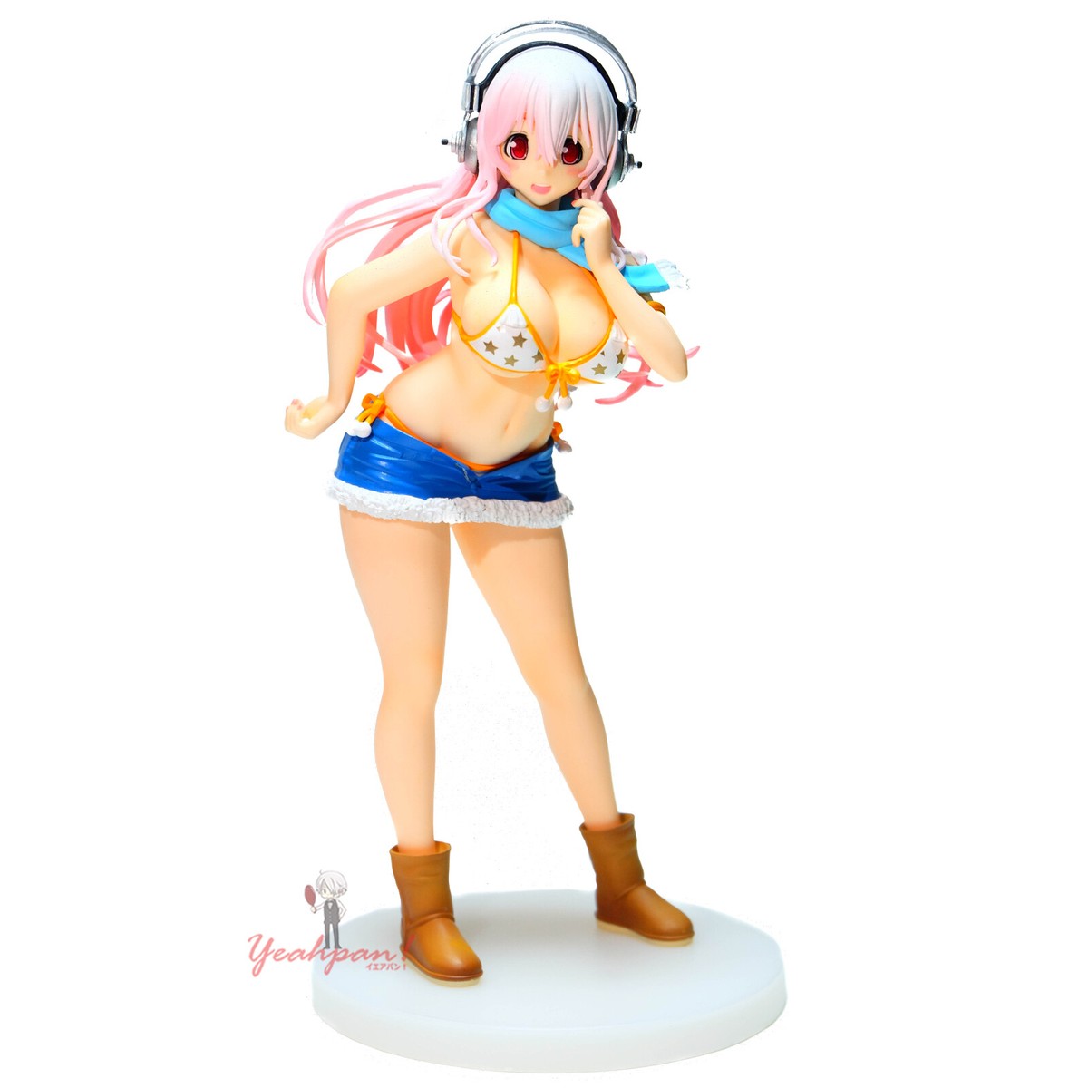 Super Sonico Pochaco Winter Ver. Figure Set TAITO JAPAN + GIFT | eBay