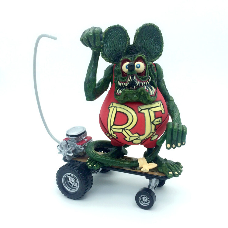 Red Rat Fink Rare New Big Daddy Sidewalk Surfer Ed Roth Skateboard