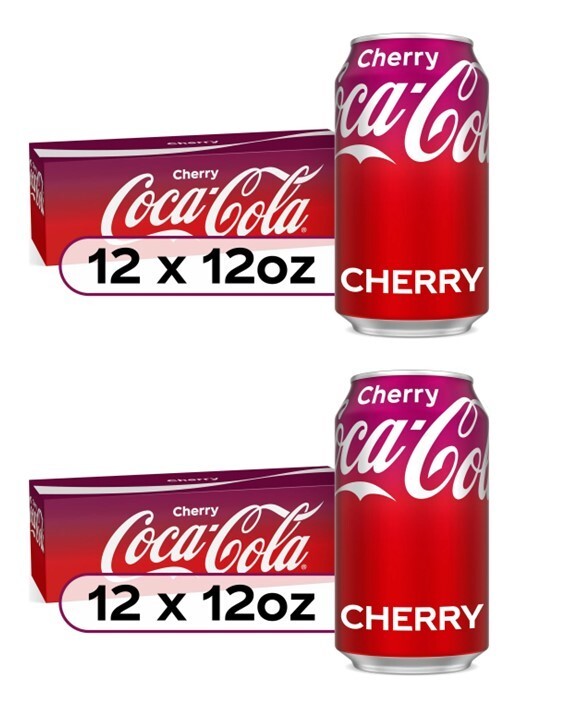Coca-Cola Fridge Pack Cans, 12 fl oz, 12 Pack, 2 Sets ( Select