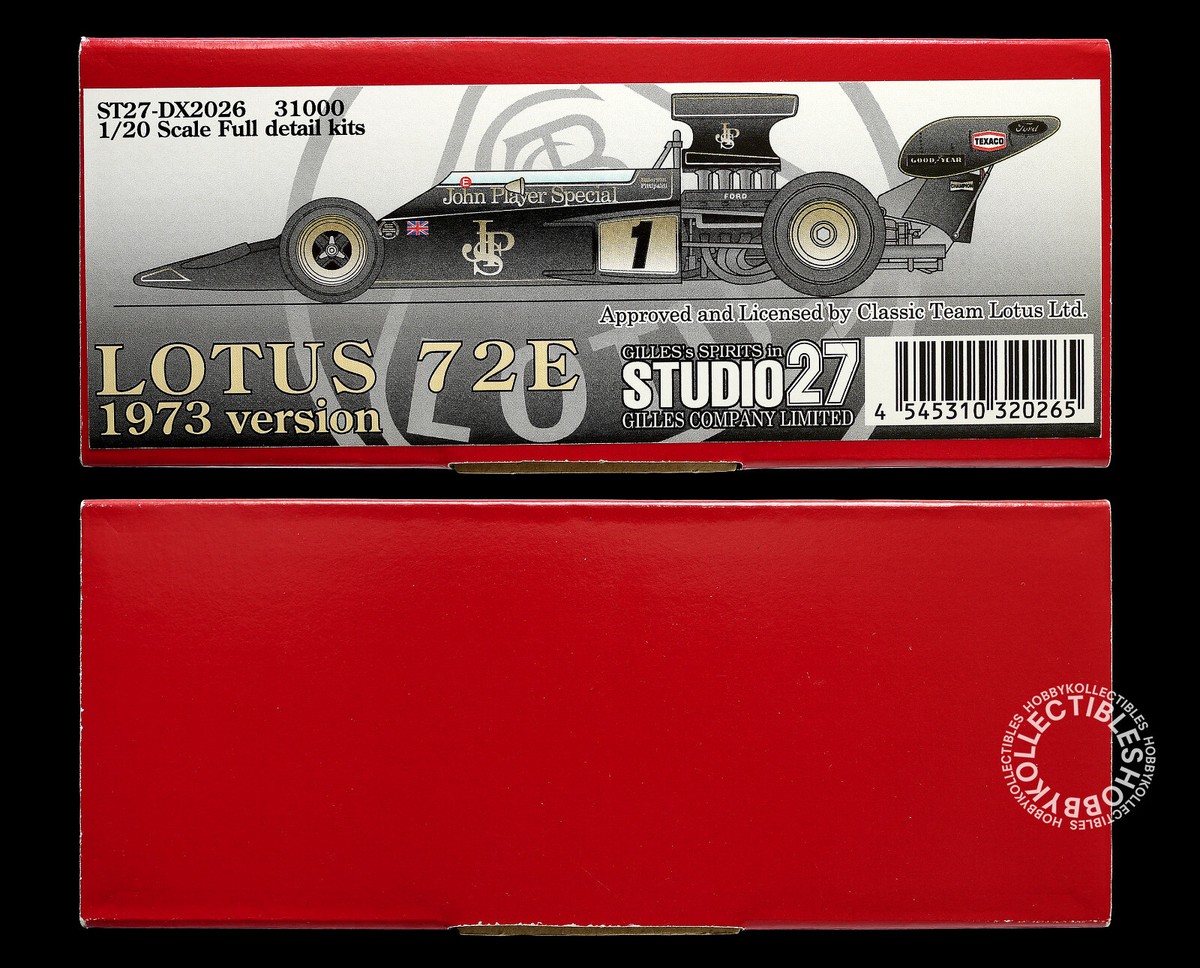 Studio27 1/20 Lotus 72E 1973 version Metal Kit w/ MFH Photo-etched
