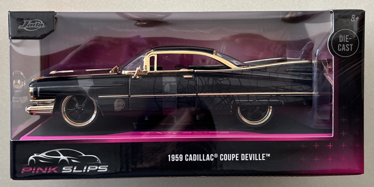 NEW 2025 Jada PINK SLIPS 1959 Cadillac Coupe Deville 1/24 | eBay
