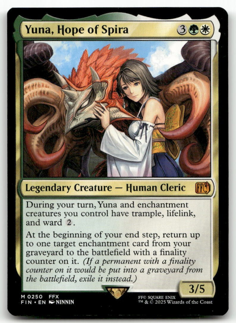 Yuna, Hope of Spira #250 MTG Final Fantasy FIN NM X1 | eBay