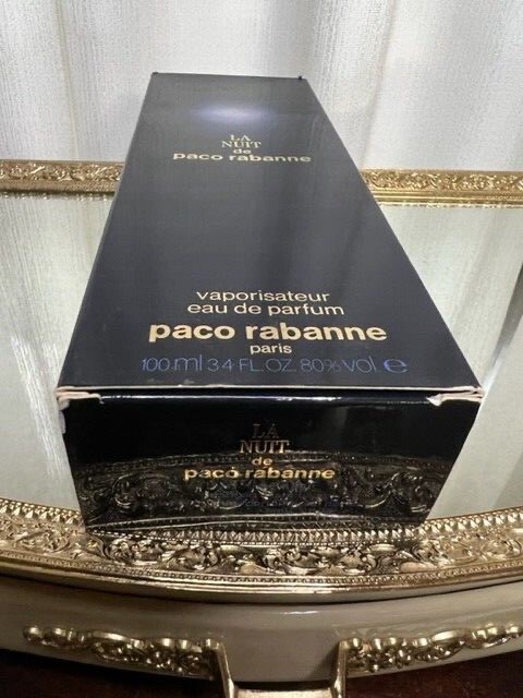 La Nuit Paco Rabanne edp 100 ml. Rare, vintage 1985 original
