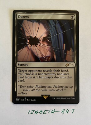 MTG Duress - NON-FOIL - Secret Lair x Arcane SLD #479 NM/M jamais