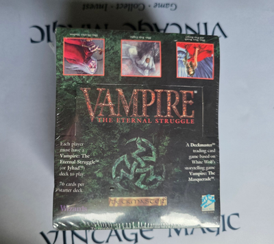 未開封ボックス Vampire the Eternal Struggle Vampire The Eternal