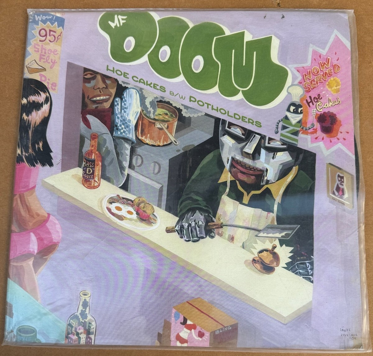 MF Doom ‎ Hoe Cakes b/w Potholders 2004 Rhymesayers Entertainment