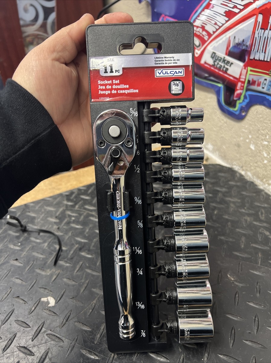 Socket Set 11pc 3/8drive SAE No 13pc-3s Mintcraft 3pk for sale