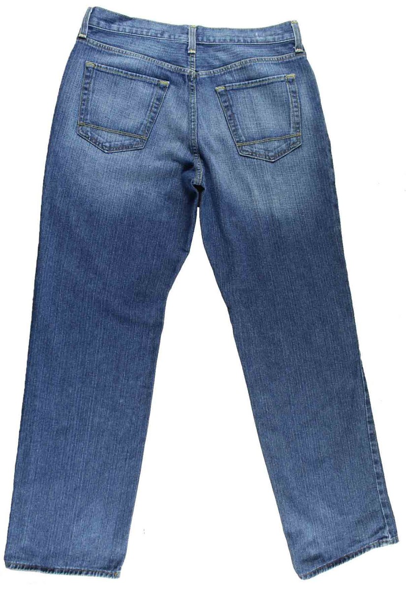 Nautica Mens NJC Jeans 34x32 Classic Straight Medium Dark Cotton