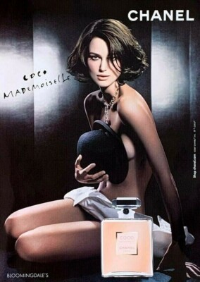 2008 CHANEL COCO MADEMOISELLE Keira Knightley Sensual Photo PRINT