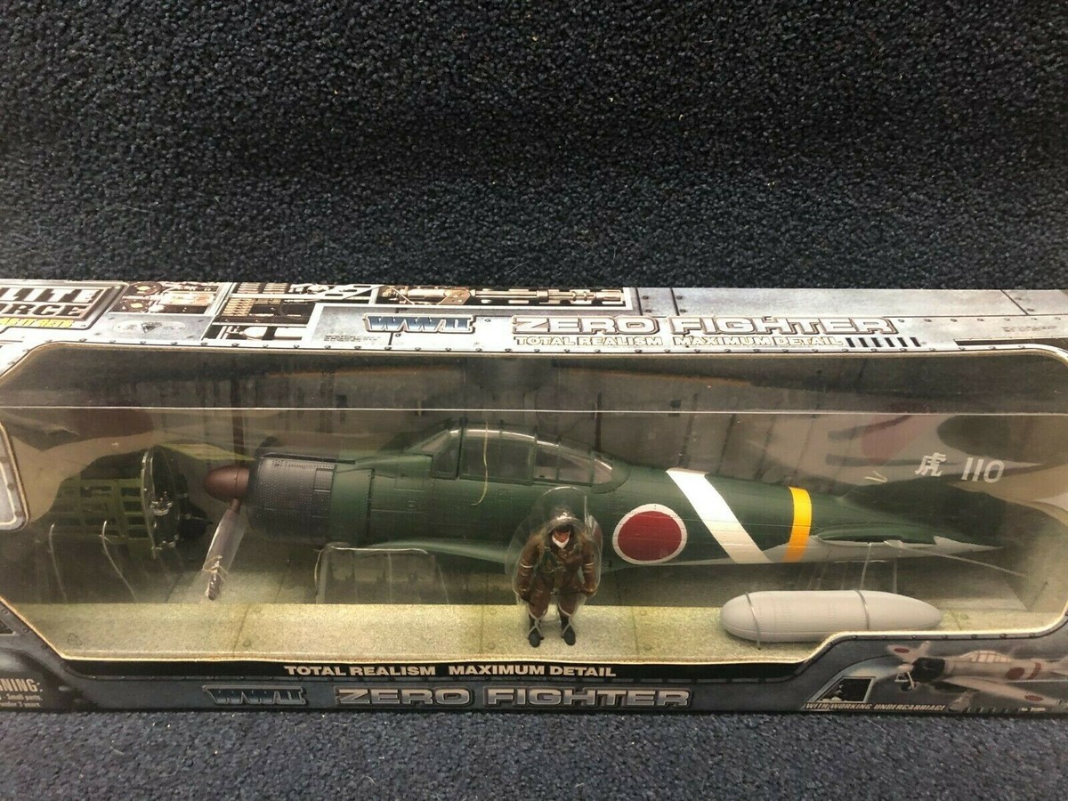 VERY RARE BBI Elite Force WWII Zero Fighter 1/18 | eBay