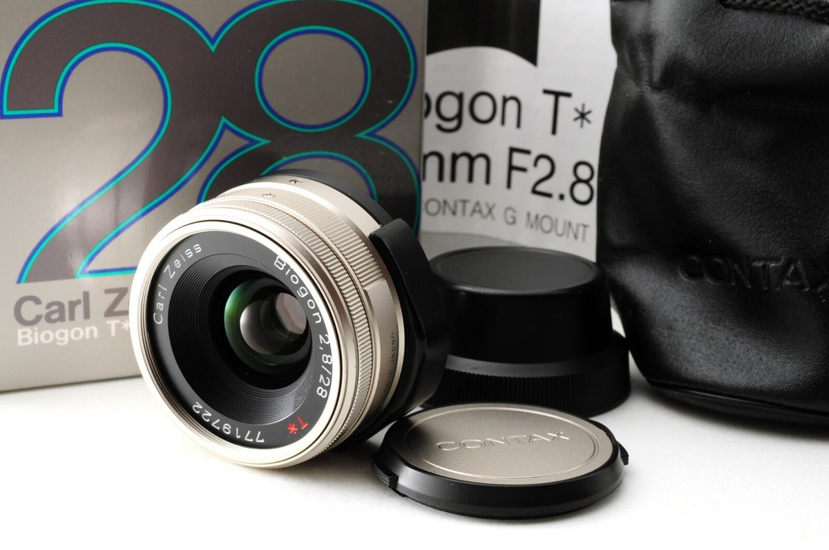 Mint] Contax G Biogon 28mm F2.8 T* Carl Zeiss G1, G2 w/Box Bag