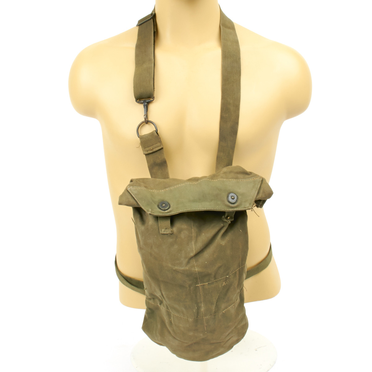 Original U.S. WWII M8 Snout Gas Mask Bag - M10 Carrier | eBay