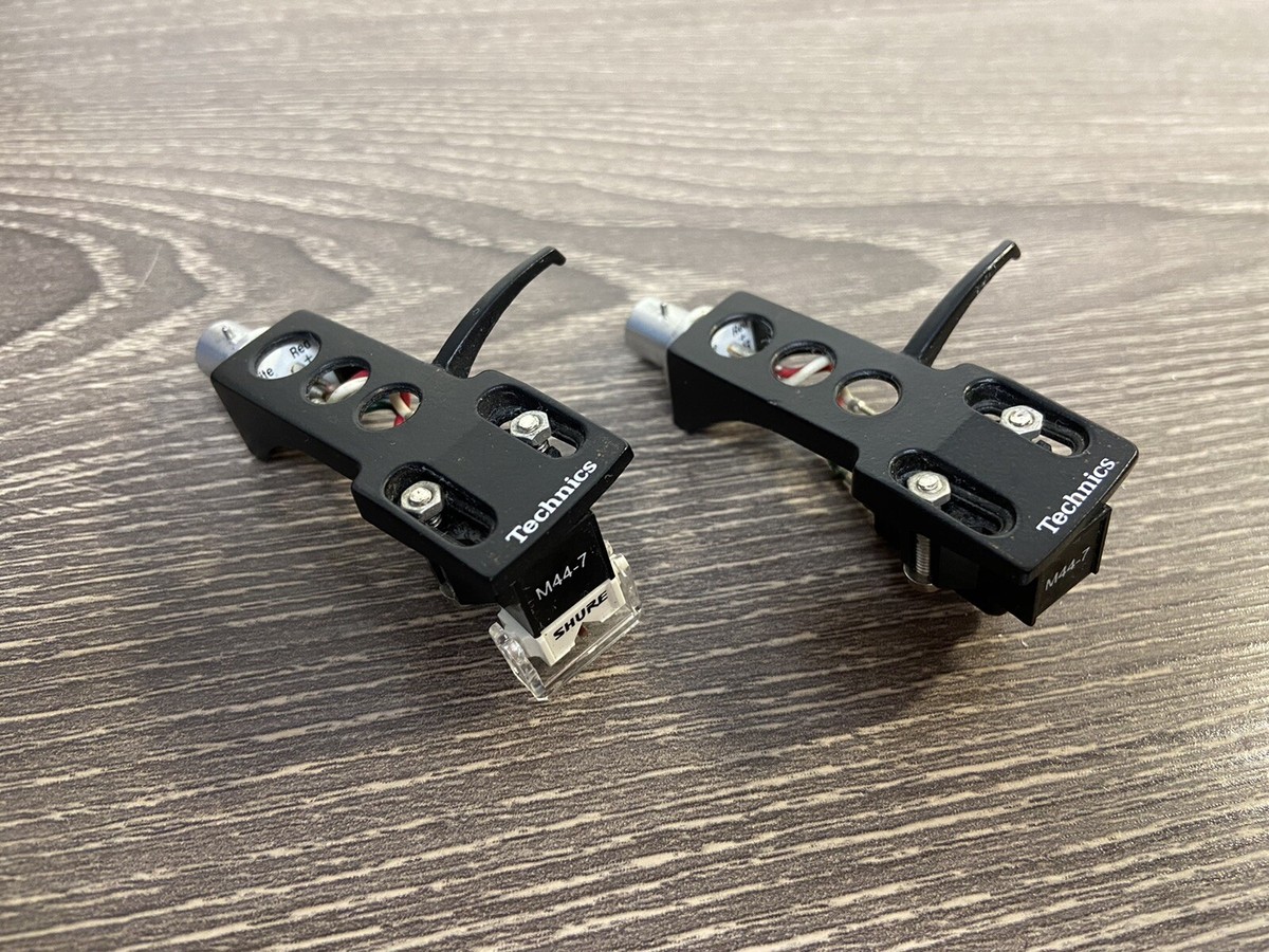 SHURE M44-7 カートリッジ Technics ヘッドシェル セット SHURE M44-7