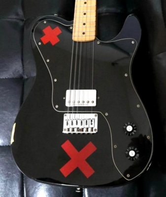 9805】 Squier SUM41 Deryck Whibley テレキャス