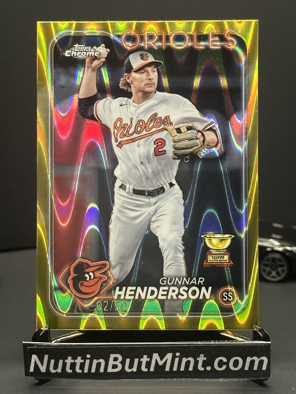 アーリング ハーランド Topps Chrome Gold Ray Wave アーリング