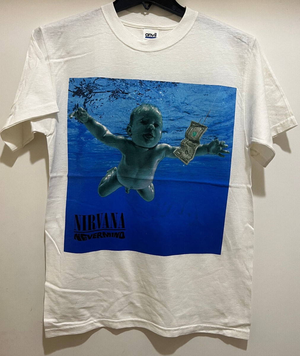 NIRVANA NEVERMIND Vintage 1992 T-Shirt - White Color T-Shirt - New