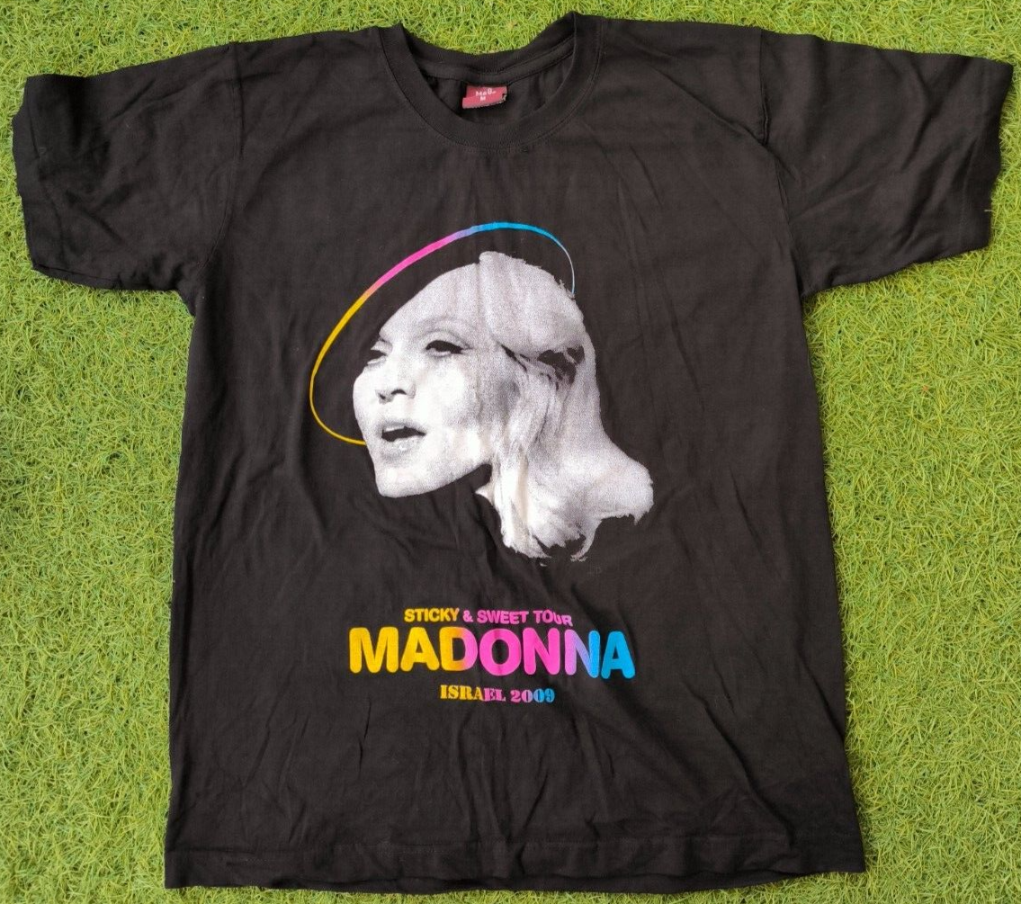 マドンナ Sticky & Sweet Tour オフィシャル Tシャツ L マドンナ