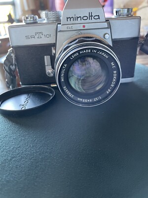 minolta srt 101 + minolta 55mm f1.7 With Original Boxes! | eBay