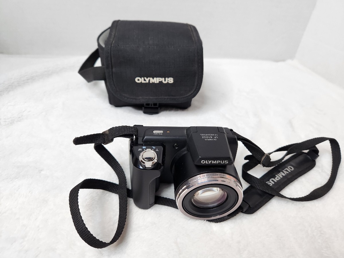 Olympus SP-610Uz 14MP HD Digital Camera w/22x Zoom (Black) Tested