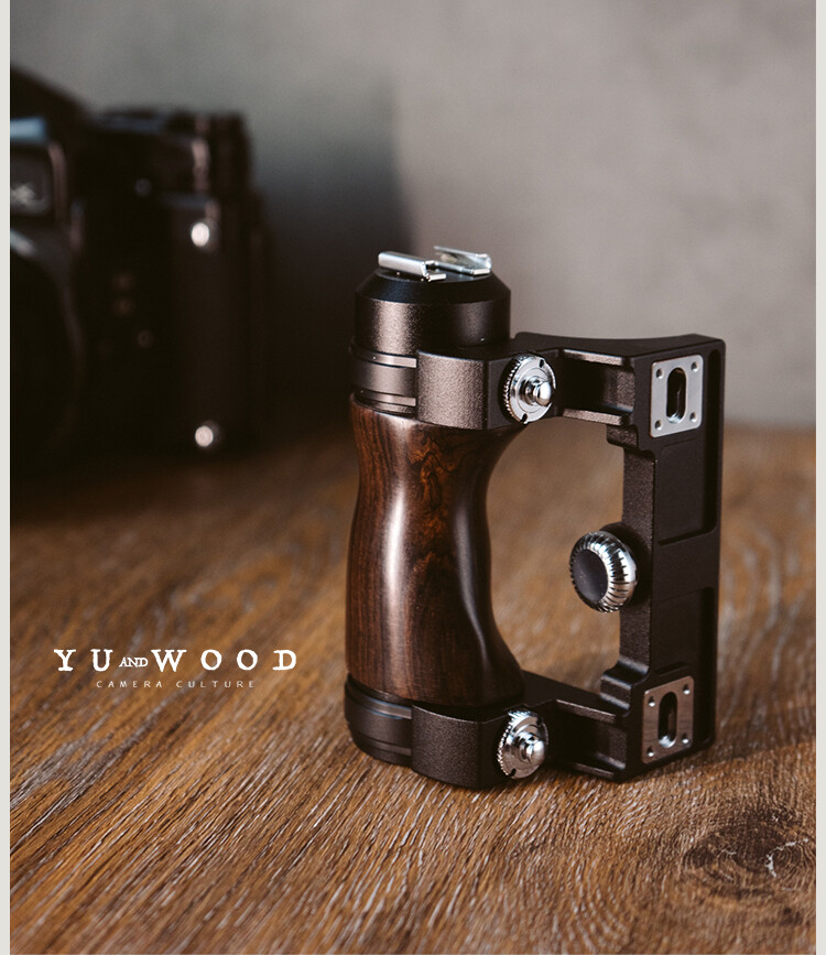 PENTAX67 ウッドグリップ