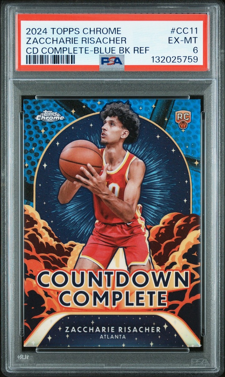 2024-25 Topps Chrome - Countdown Complete Zaccharie Risacher #CC
