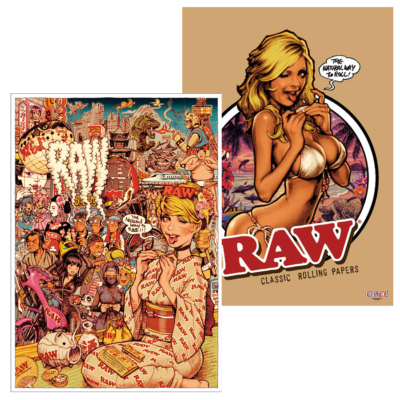 Rockin' Jelly Bean RAW GIRL Double Sided B2 Poster erostika | eBay