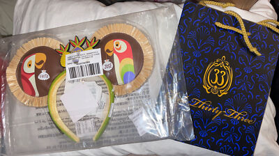 Disneyland Club 33 Shag Tiki Bird Loungefly Disney Mickey Ears