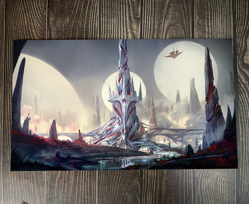 Phyrexian Angel プレイマットmtg seb mckinnon