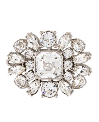 hulagirl GUCCI クリスタルダブルGブローチ ピン hulagirl GUCCI