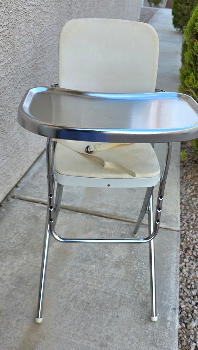 Cosco Kids Childrens High Chair VTG Mid Century Mod Metal | eBay