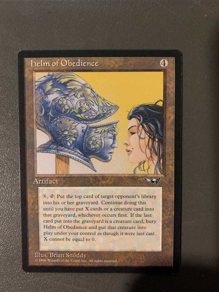MTG Helm of Obedience Alliances English Rare | eBay