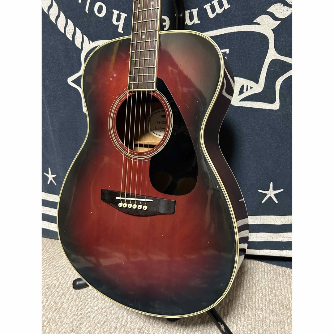 YAMAHA アコースティックギター FS-423 RED ギターケース付き YAMAHA