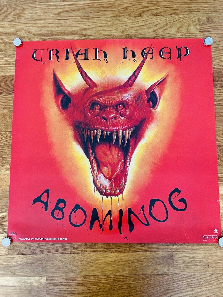 Uriah Heep Abominog Record Store Original Album Cover RARE Promo