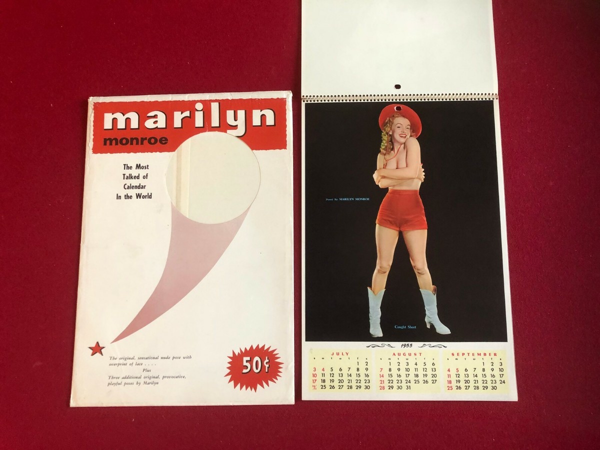 マリリンモンロー ポスターカレンダー 1955ver.