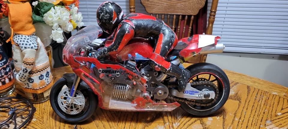 RARE. Thunder Tiger Ducati 999 Nitro 1/5 RC Motorbike | eBay
