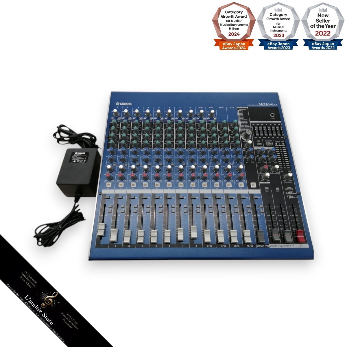 YAMAHA MG16 6FX アナログミキサー (ジャンク品) ミキシングコンソール