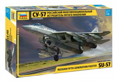 ZVEZDA 4824 Sukhoi SU-57 Russian 5th Gen. FighterPlastic Model