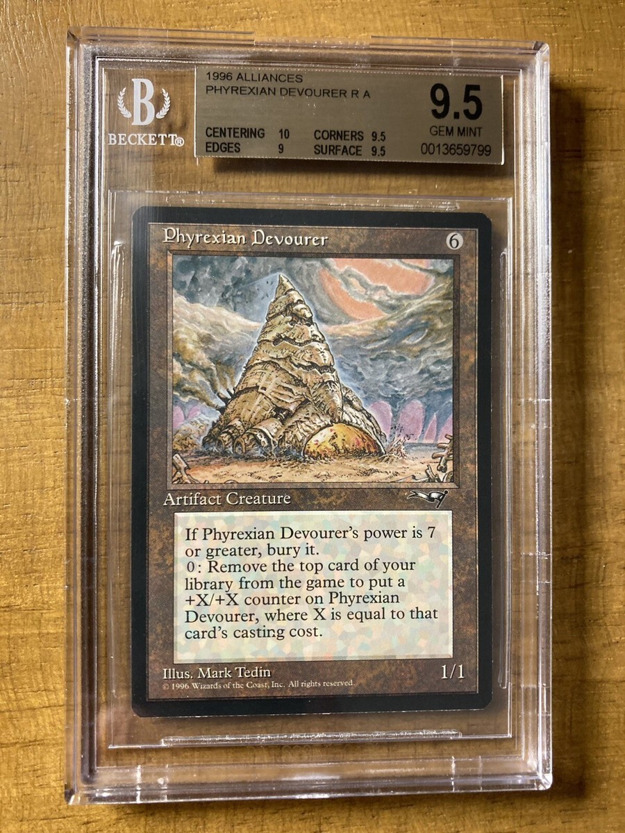 MTG ✨PHYREXIAN DEVOURER ✨Alliances BGS 9.5 Gem Mint RARE Reserve