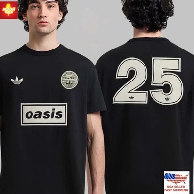 Oasis Live Official Tシャツ Logo BLACK L Oasis Live-25 Tour T