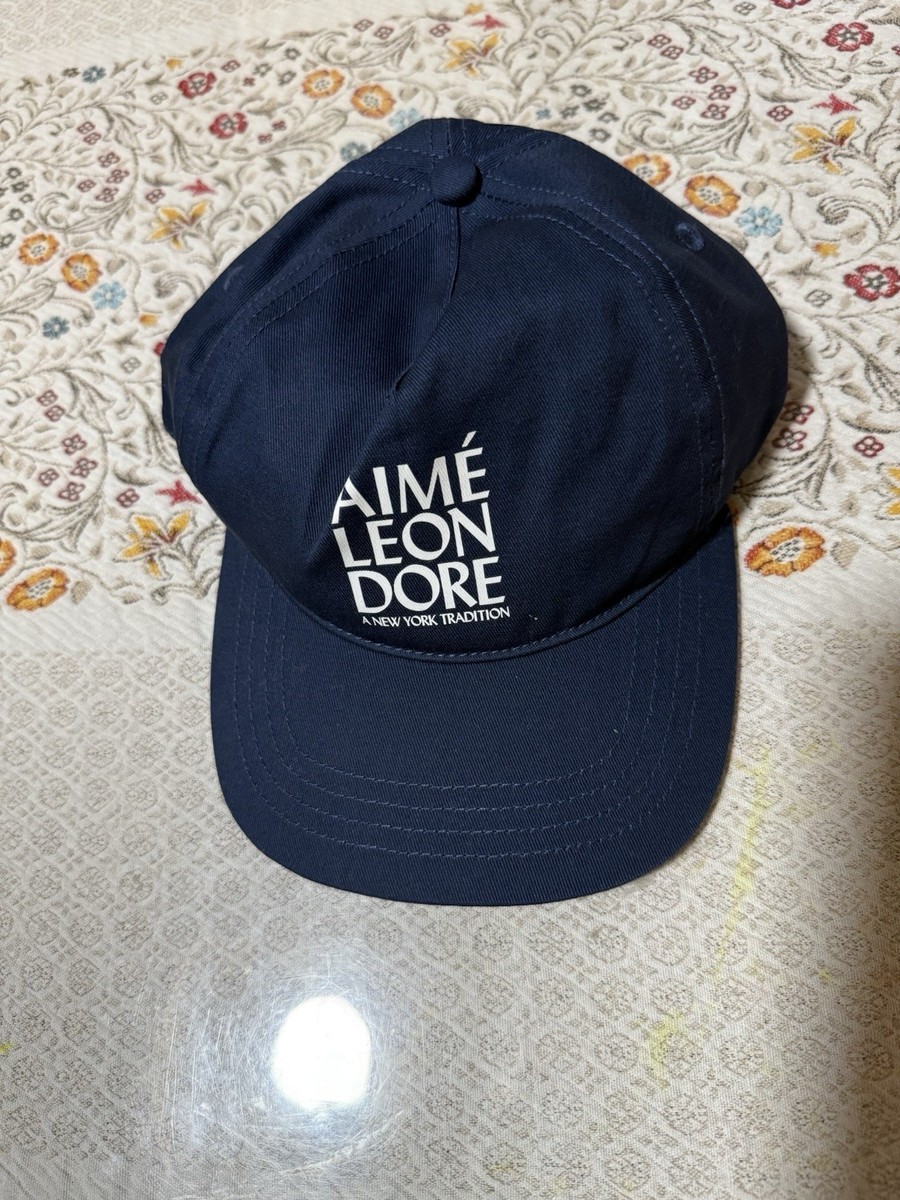 Aime Leon Dore 刺繍ロゴ キャップ ネイビー Aime Leon Dore ALD