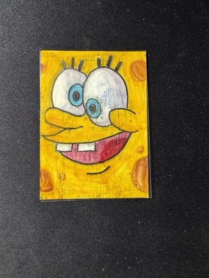 2025 Topps Chrome SpongeBob 25th Anniversary SpongeBob 1/1 Artist