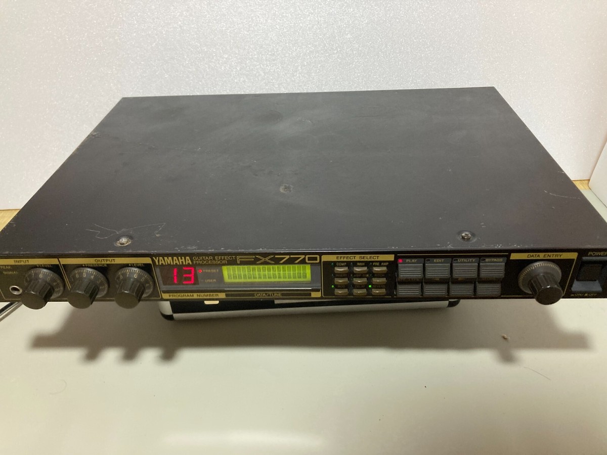 中古】YAMAHA FX770 GUITAR EFFECT PROCESSOR Yamaha FX770 Guitar