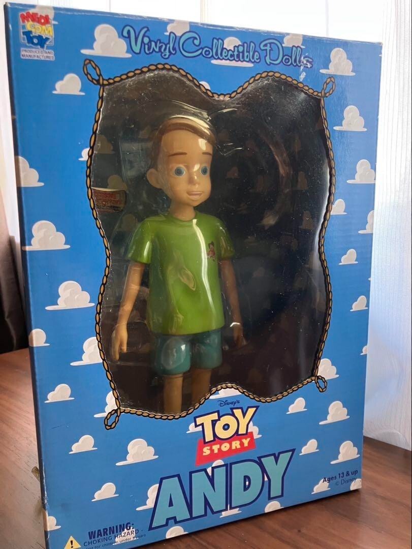 Medicom Toy VCD Disney Pixar Toy Story Andy Vinyl Collectible