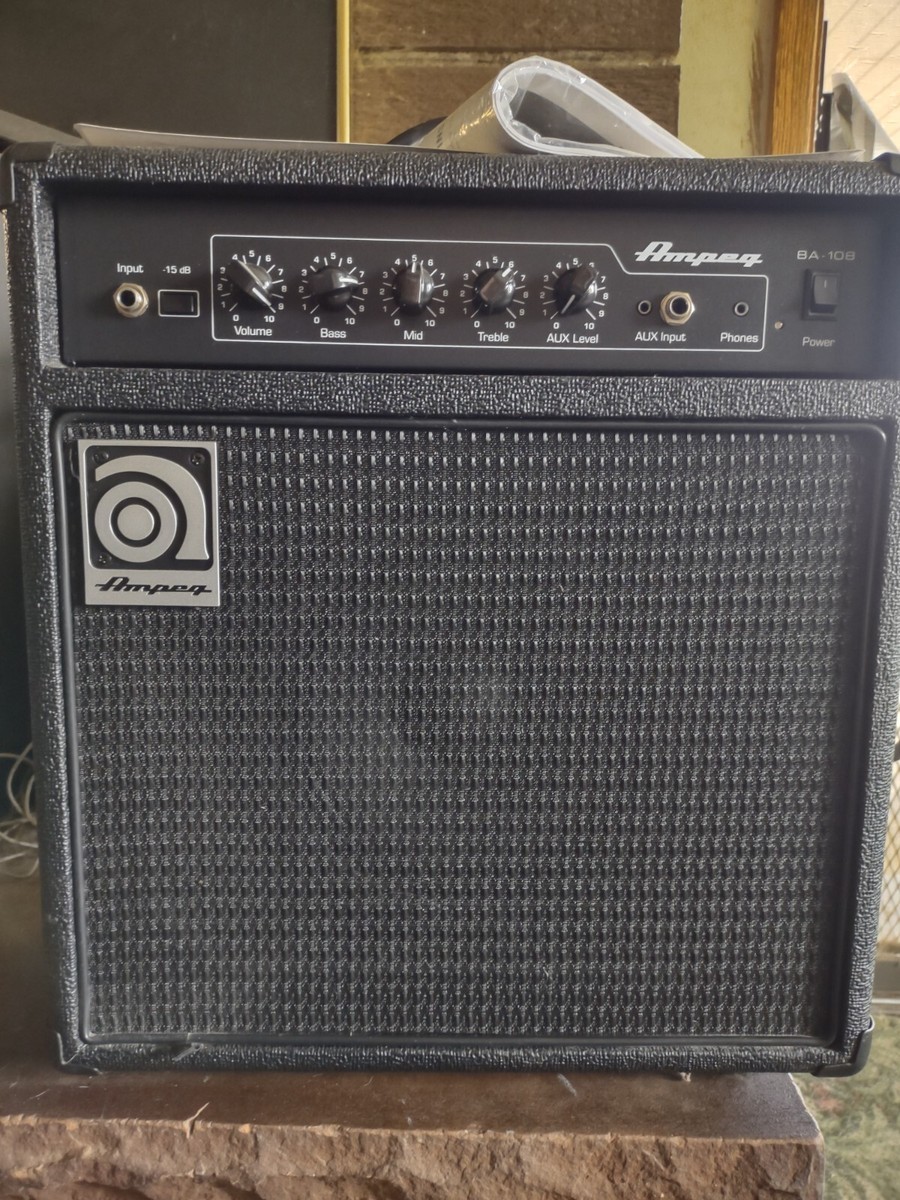 Ampeg BA-108 v2 Combo Practice Bass Guitar Amplifier - 25 Watts