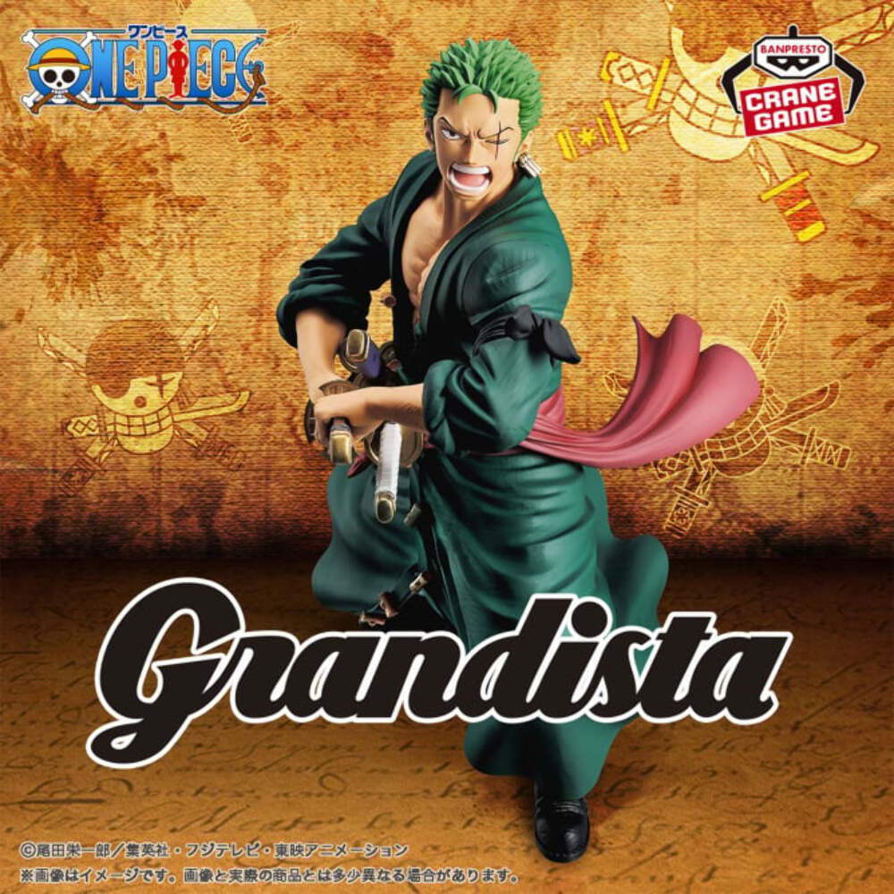 Banpresto ONE PIECE Grandista - Roronoa Zoro Figure Bandai Spirits