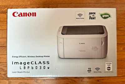 New Canon ImageCLASS LBP6030w Wireless Black-and-White Laser